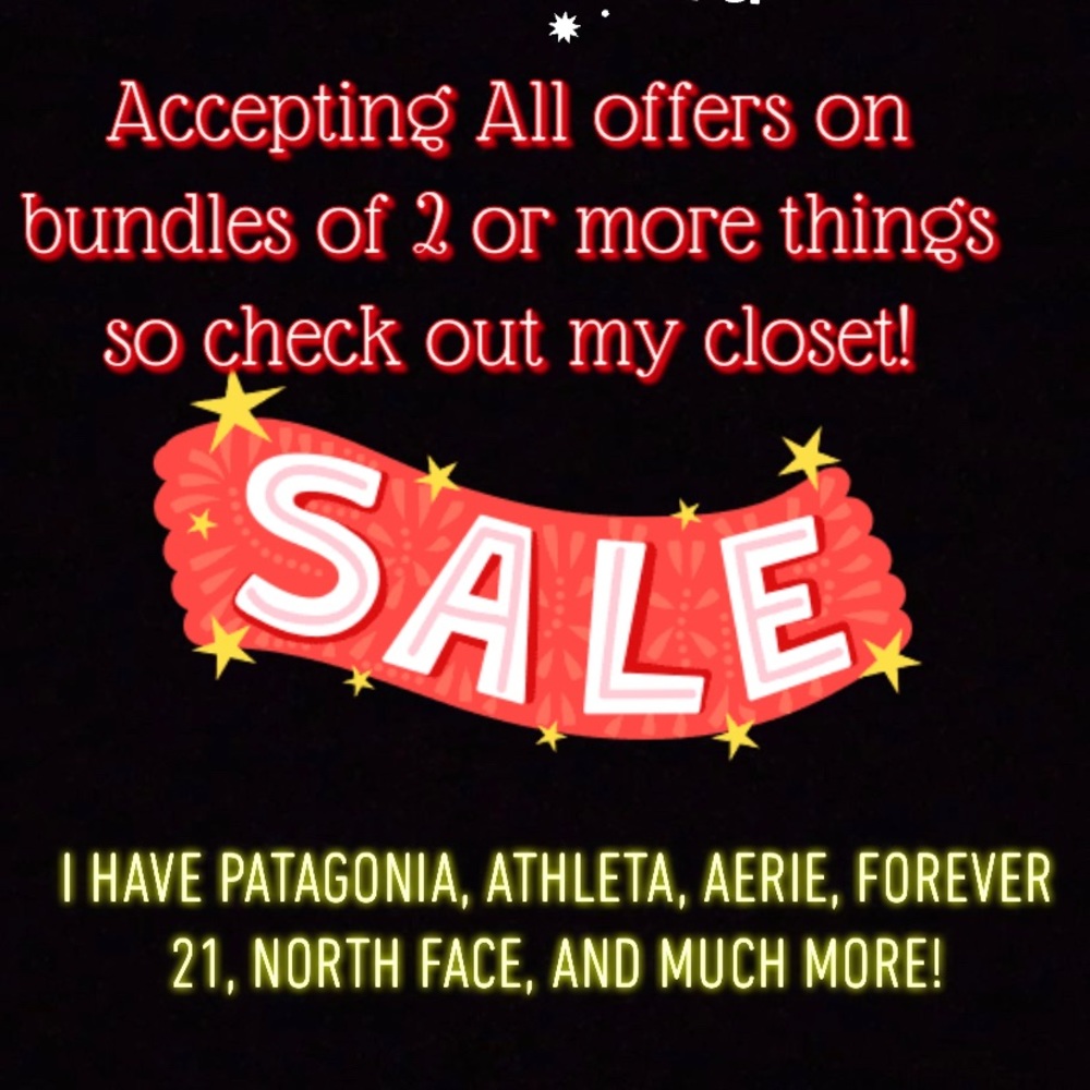 SALE EVERYTHING MUST GO